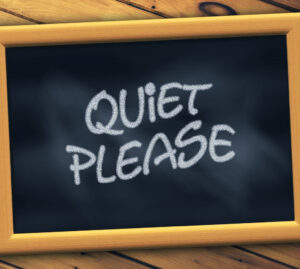 Quand le bruit du monde devient trop fort…
S'il vous plait... Silence!